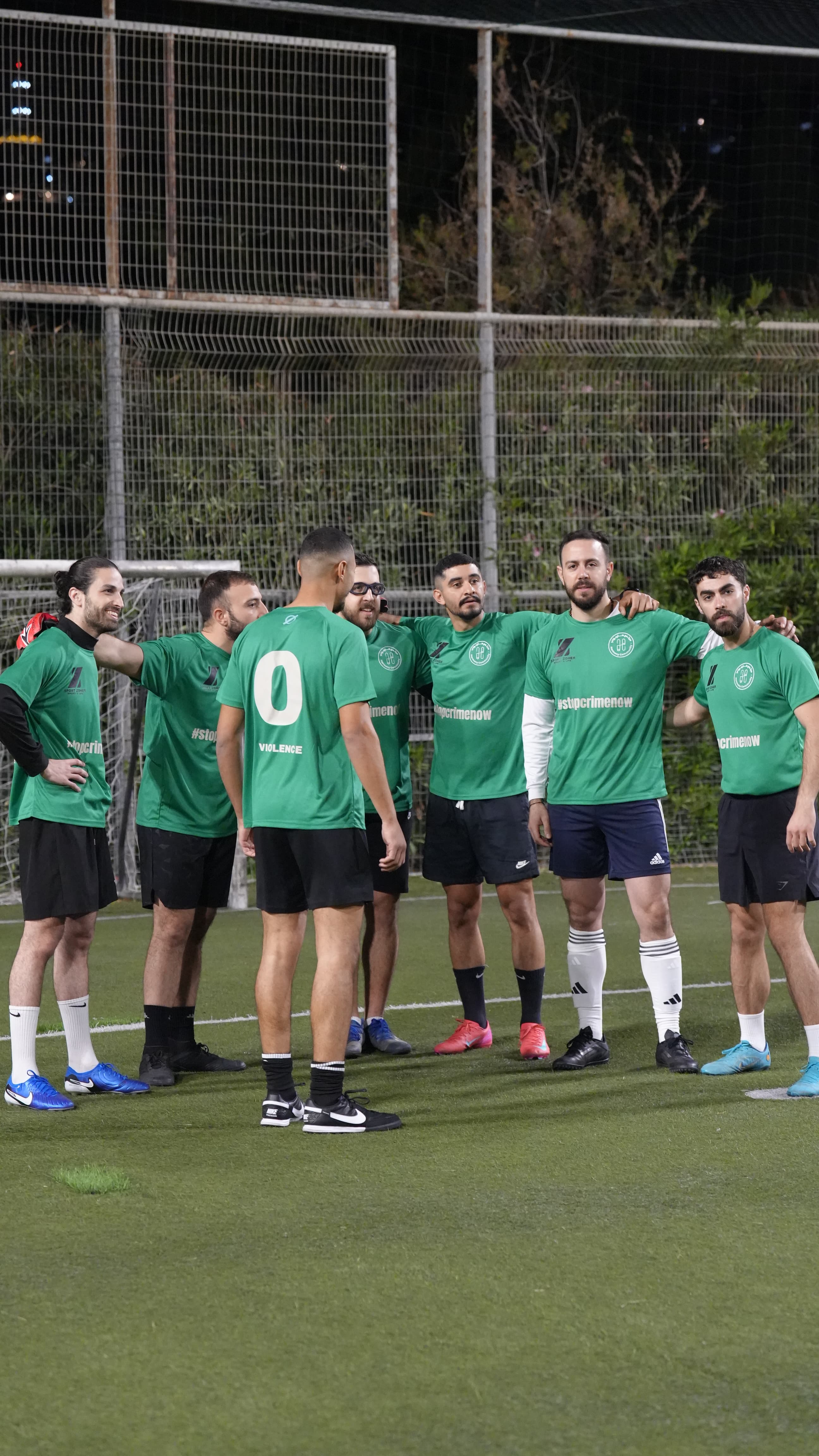 Harmony League Team with banner